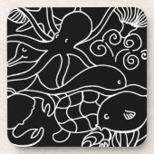 Nachtschwimmen Getränkeuntersetzer (Vorderseite)