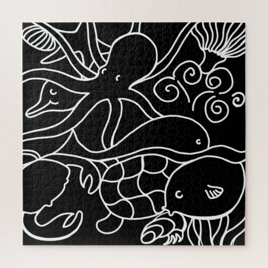 Nachtschwimmen Puzzle (Vertikal)