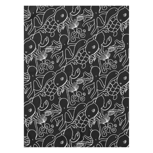 Nachtschwimmen Tischdecke (Vorderseite)