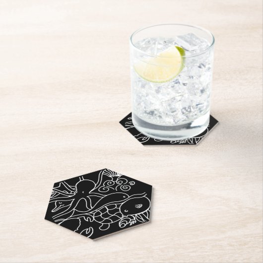 Nachtschwimmen Untersetzer (Vor Ort)