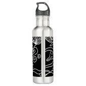 Nachtschwimmen Wasserflasche Edelstahlflasche (Rückseite)