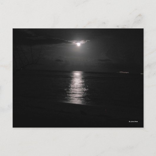 Nachtsee Postkarte (Vorderseite)