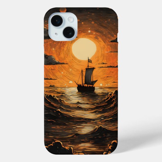 Nachtsegeln Case-Mate iPhone Hülle (Rückseite)