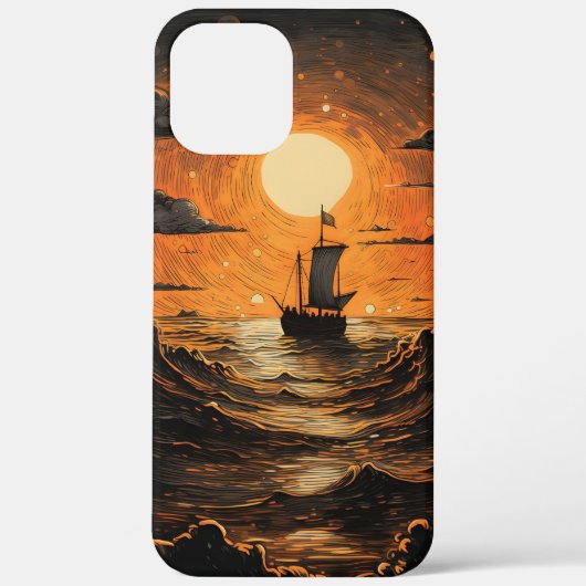 Nachtsegeln Case-Mate iPhone Hülle (Rückseite)
