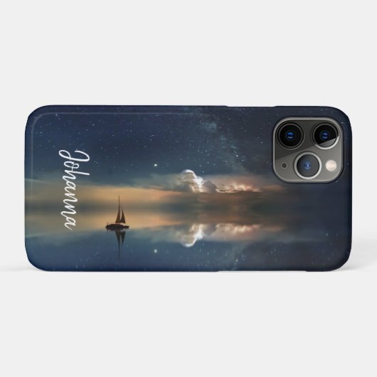 Nachtsegeln Case-Mate iPhone Hülle (Rückseite (Horizontal))