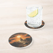 Nachtsegeln Getränkeuntersetzer (Seite)