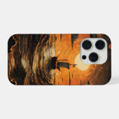 Nachtsegeln iPhone Hülle (Rückseite (Horizontal))