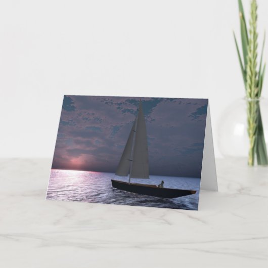 Nachtsegeln Karte (Vorderseite)