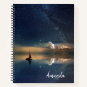 Nachtsegeln Notizblock (Vorderseite)