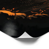 Nachtsegeln Poster (Ecke)