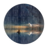 Nachtsegeln Schneidebrett (Vorderseite)