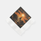 Nachtsegeln Serviette (Ecke)