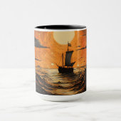 Nachtsegeln Tasse (Zentrum)