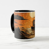 Nachtsegeln Tasse (Vorderseite Links)