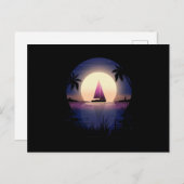 Nachtsegler Postkarte (Vorne/Hinten)