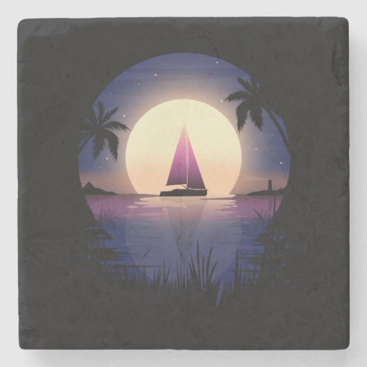 Nachtsegler Steinuntersetzer (Vorderseite)