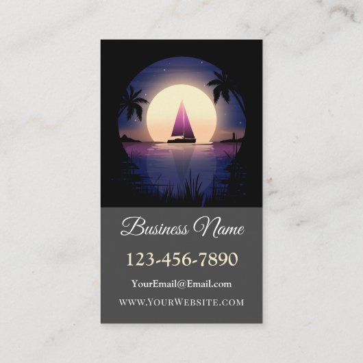 Nachtsegler Visitenkarte (Rückseite)