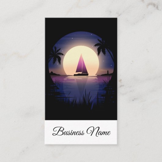 Nachtsegler Visitenkarte (Vorderseite)