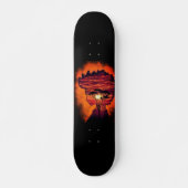 Nachtseher - Fantasie - Orange Black Skateboard (Vorne)