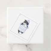 NACHTSHIRT CAT Square Geschenketiketten Geschenkanhänger (Beispiel)