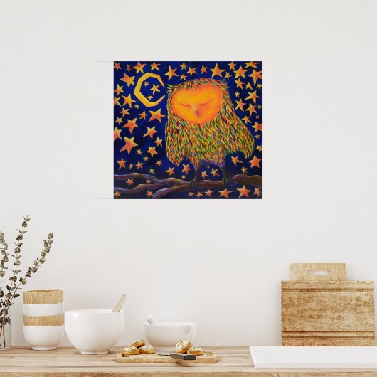 Nachtsicht Poster (Küche)