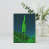 Nachtsichtkaktus Postkarte (Stehend Vorderseite)