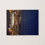NachtSkyline Minneapolis Minnesota HHH Metrodome Puzzle (Horizontal)