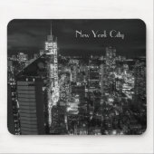 NachtSkyline New York City Manhattan Mousepad (Vorne)