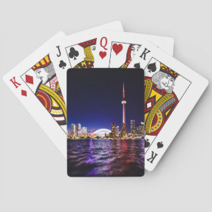 NachtSkyline Torontos, Kanada Spielkarten