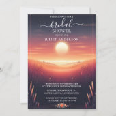 Nachtsonnenmoon Cloud Twilight Brautparty Einladung (Vorderseite)