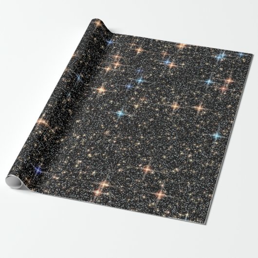 Nachtsparkle Stars Geschenkpapier (Ungerollt)