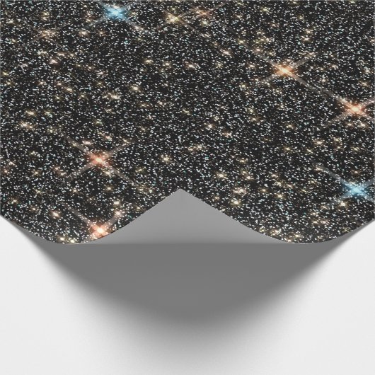 Nachtsparkle Stars Geschenkpapier (Ecke)