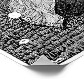 Nachtspaziergang - Vintage Image Poster (Ecke)