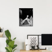 Nachtspaziergang - Vintage Image Poster (Heimbüro)