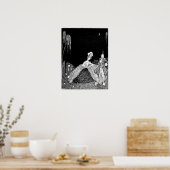 Nachtspaziergang - Vintage Image Poster (Küche)