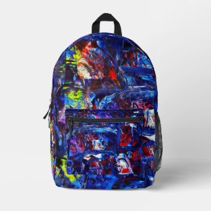 Nachtstadt Bedruckter Rucksack
