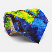 Nachtstadt Krawatte (Gerollt)