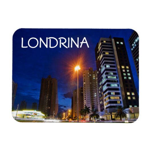 Nachtstadt Londrina Magnet (Horizontal)