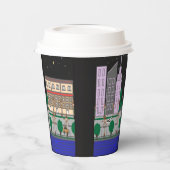 Nachtstadt Pappbecher (Links)