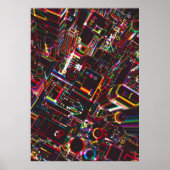 Nachtstadt Poster (Vorne)