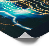 Nachtstadt Poster (Ecke)