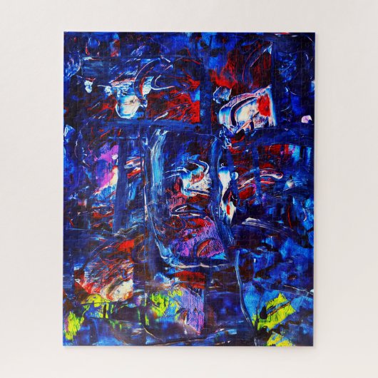 Nachtstadt Puzzle (Vertikal)