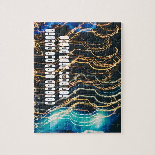 Nachtstadt Puzzle (Vertikal)