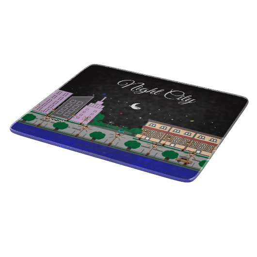 Nachtstadt Schneidebrett (Ecke)