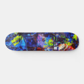 Nachtstadt Skateboard (Horizontal)