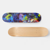 Nachtstadt Skateboard (Horizontal)