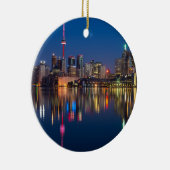 Nachtstadt Toronto Kanada Keramikornament (Rechts)