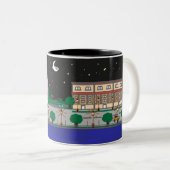 Nachtstadt Zweifarbige Tasse (VorderseiteRechts)