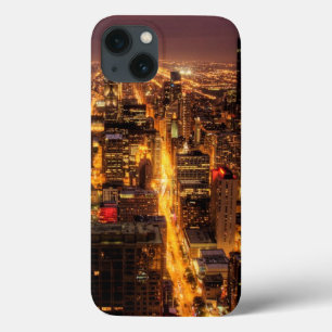 NachtStadtbild von Chicago Case-Mate iPhone Hülle
