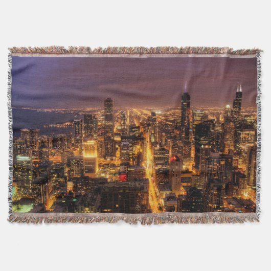 NachtStadtbild von Chicago Decke (Vorderseite)